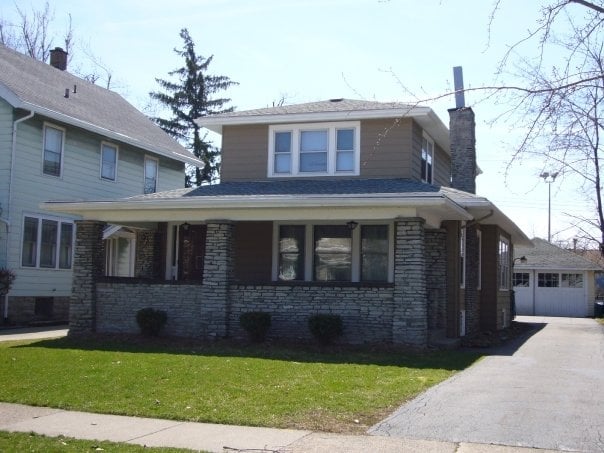 professionally painted home exterior